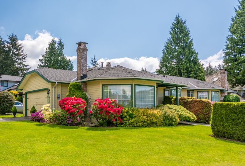 Finished Roof with Landscaping